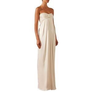 Shona Joy Womens  La Lune Strapless Knot Maxi Dress